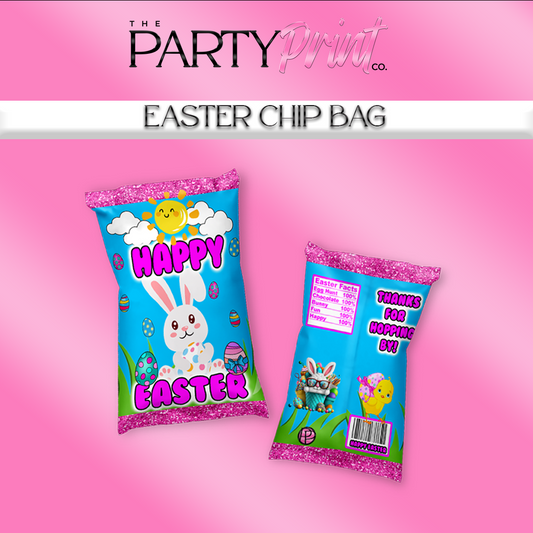 Easter Chip Bag **Editable