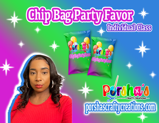 INDIVIDUAL Chip Bag Party Favor Class